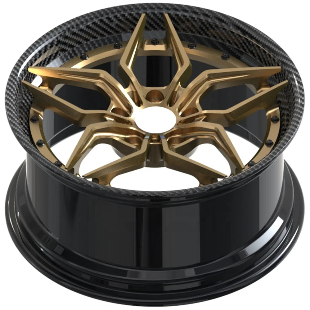 GVICHN 20 21 22Inch Forged Racing Car Wheel Custom 6061-T6 Alloy Carbon Fiber Car Wheels for BMW M2