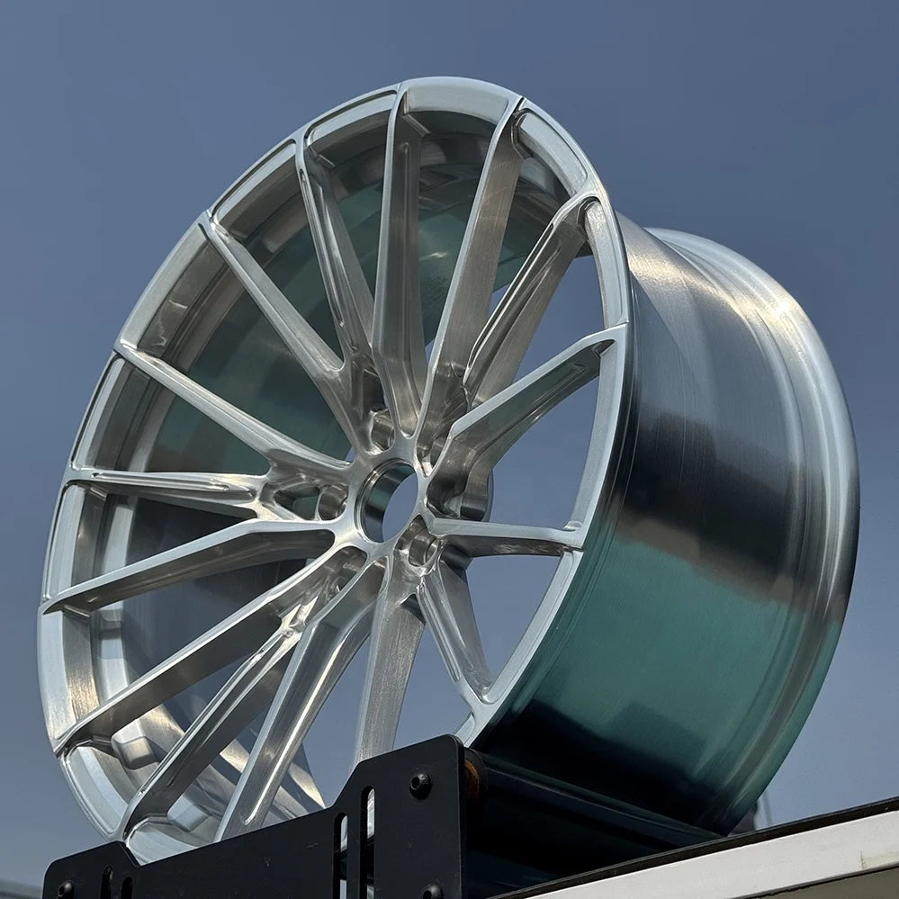 Factory Direct Sales Forged Passenger Car Wheels 19 20 21 22 23 24 Inch 5x114.3 Custom Brushed 6061-T6 Alloy Car Wheels