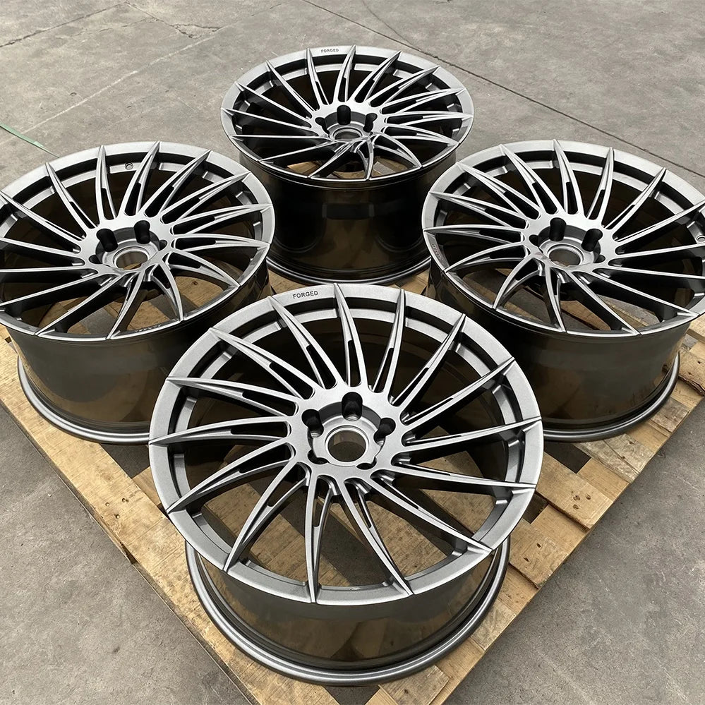 Brand 6061-t6 Light Weight Aluminum Alloy Wheel Rims 18 20 22 24 26 Inch Custom Forged Racing Car Wheels 5x114.3