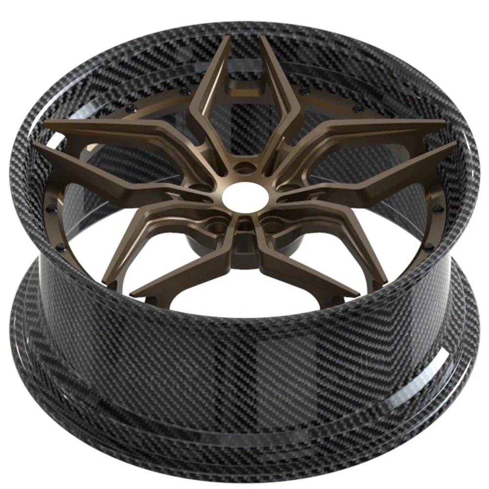 GVICHN 20 21 22Inch Forged Racing Car Wheel Custom 6061-T6 Alloy Carbon Fiber Car Wheels for BMW M2