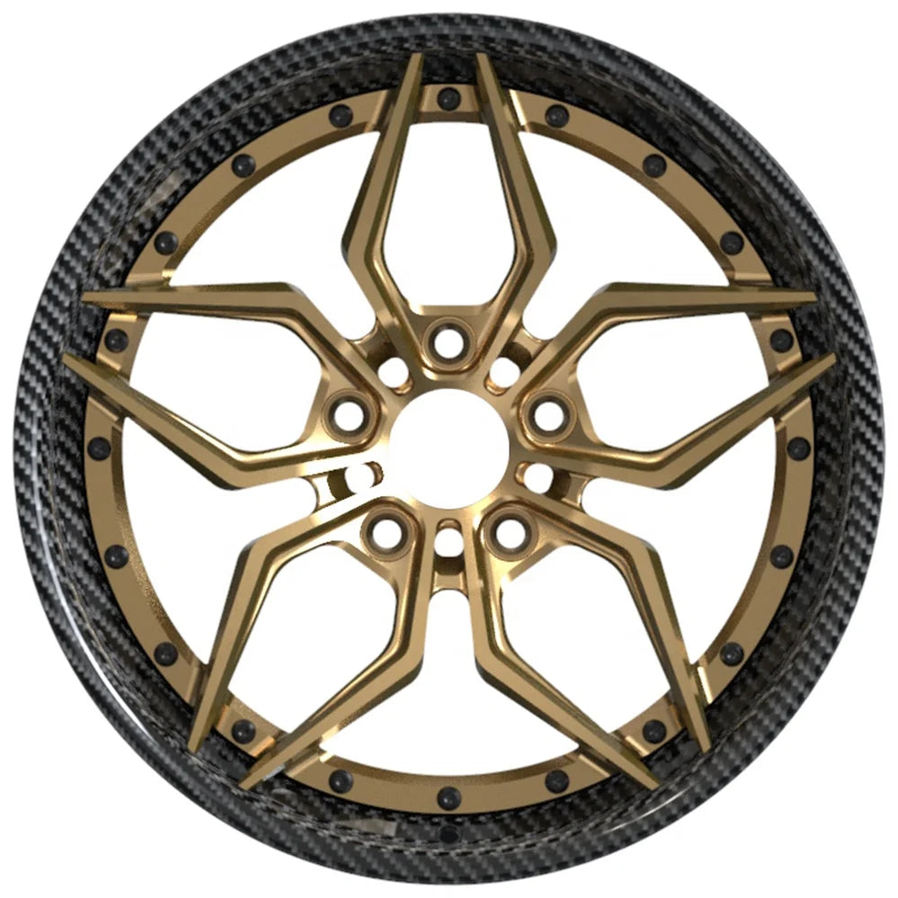 GVICHN 20 21 22Inch Forged Racing Car Wheel Custom 6061-T6 Alloy Carbon Fiber Car Wheels for BMW M2