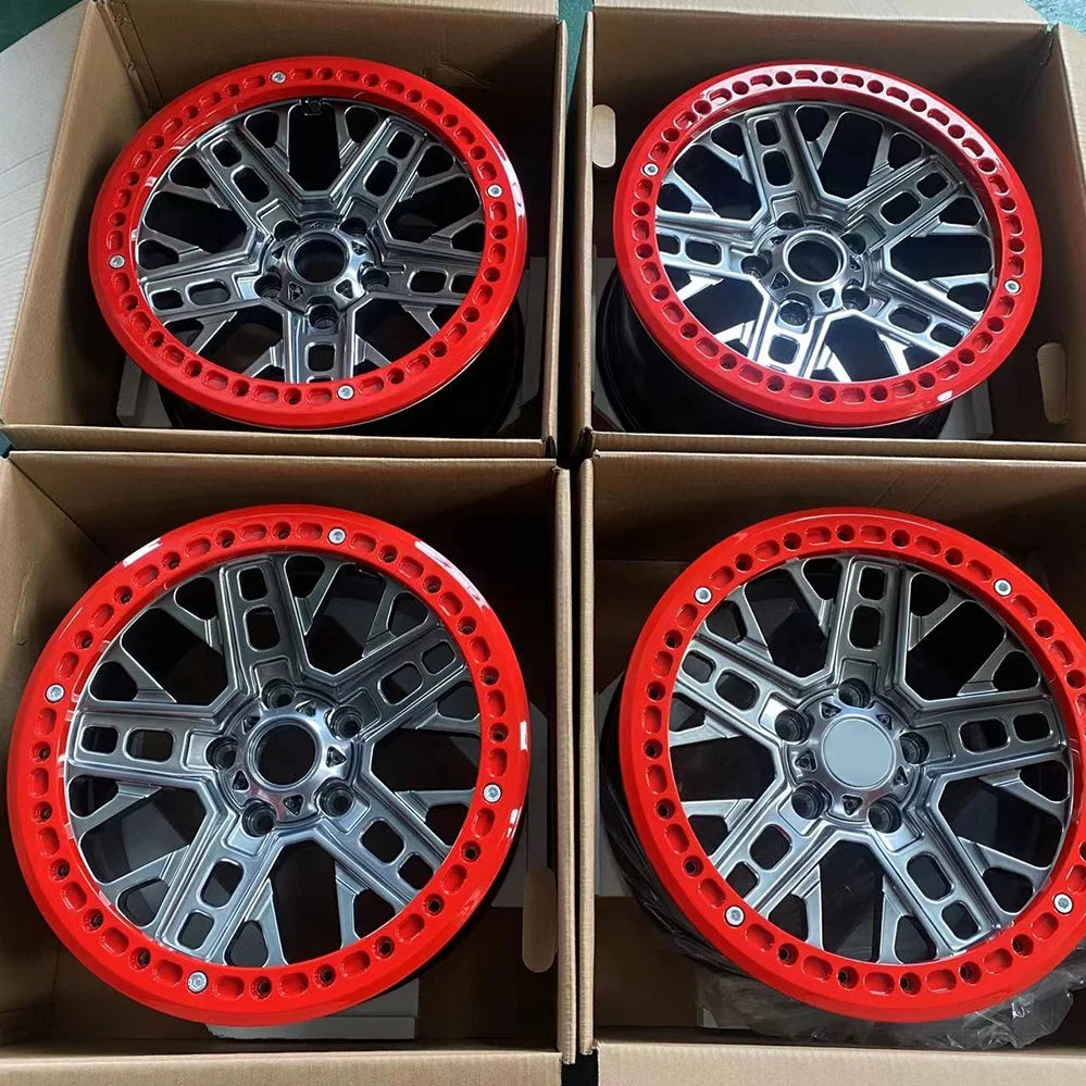Brand Factory Direct Sales Custom Forged Alloy Wheels 17 18 20 22 24 26 Inch Off-road Wheels with Beadlock