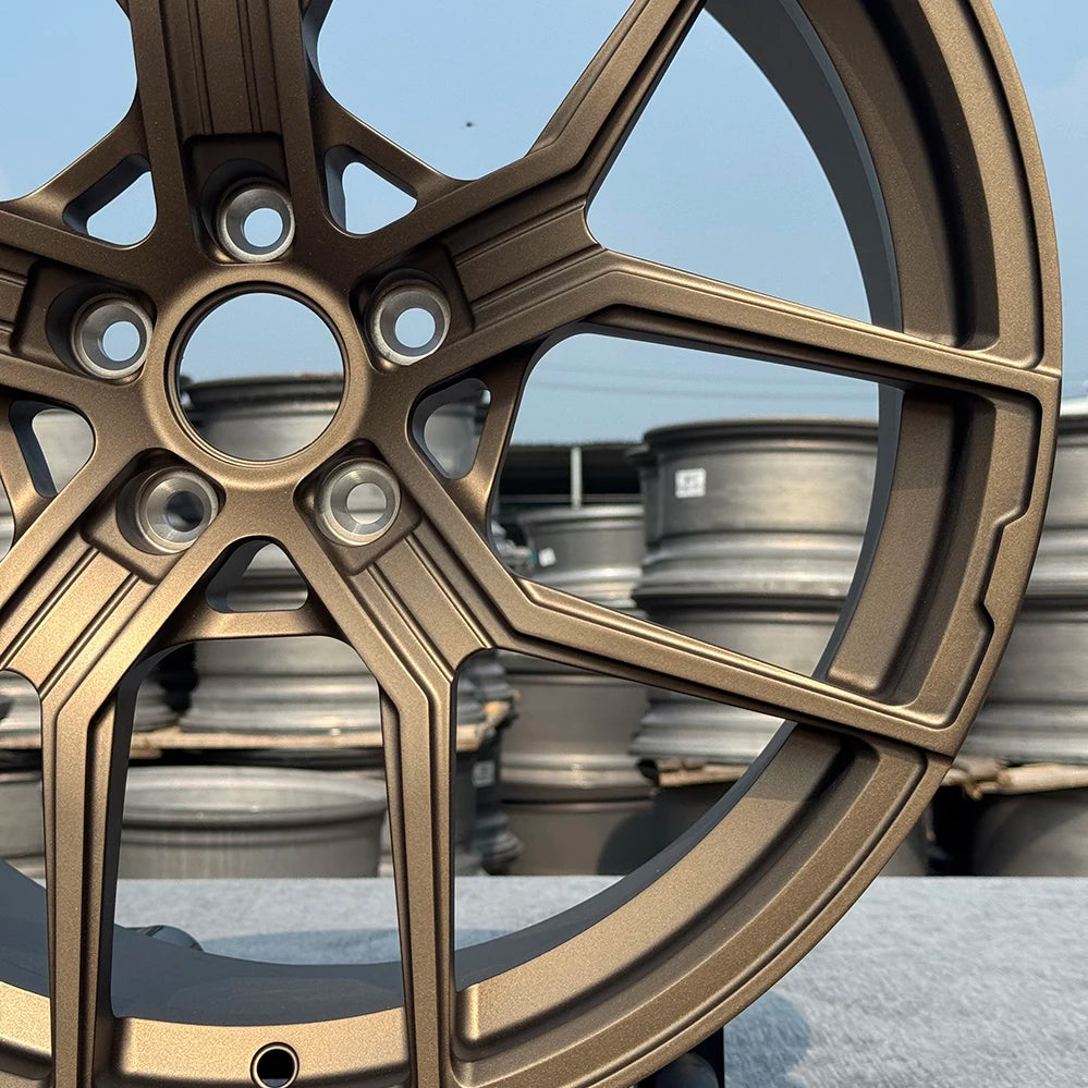 Factory Direct Sales 6061-T6 Alloy Monoblock Wheel 19 20 21 22 24 26 Inch Custom 5x114.3 Forged Car Wheel Rims for Passenger Car