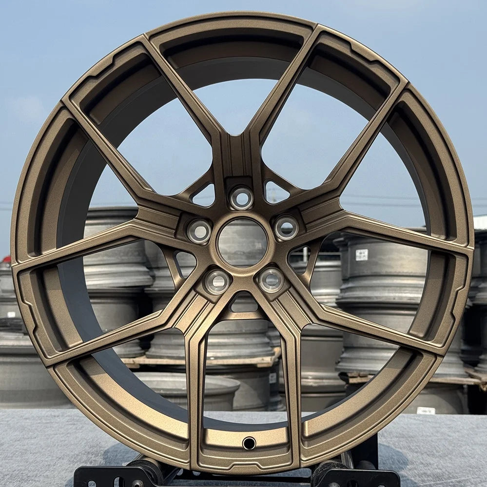 Factory Direct Sales 6061-T6 Alloy Monoblock Wheel 19 20 21 22 24 26 Inch Custom 5x114.3 Forged Car Wheel Rims for Passenger Car