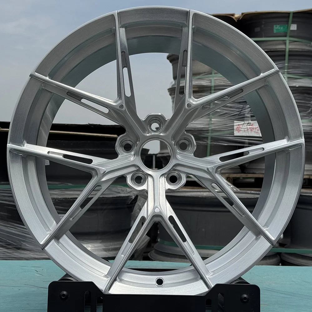 Forged Racing Car Wheels 5x114.3 Forged Monoblock Wheels Custom Brushed Alloy Car Wheels for Honda Accord
