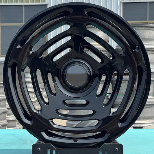 19 20 21 22 23 24 26 Inch 6061-T6 Alloy Car Wheels Custom 5x112 Gloss Black Forged Monoblock Wheels for BMW X7