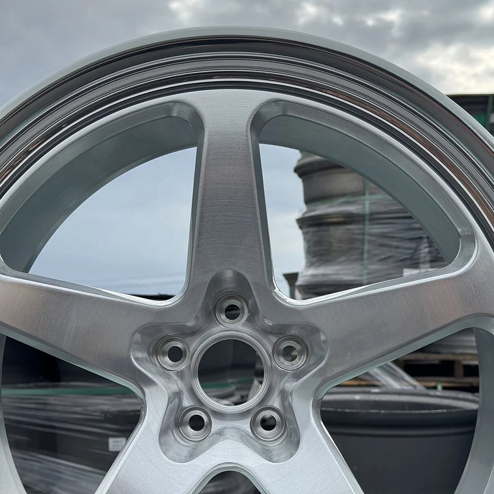 Forged Racing Car Wheels 21 Inch Deep Lip Forged Monoblock Wheels Custom Brushed Alloy Car Wheels for BMW M5