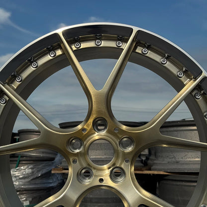 Factory Direct Sales Forged Monoblock Wheel 19 20 21 22 24 26 Inch Custom 5x114.3 6061-T6 Forged Racing Car Wheels for Ferrari