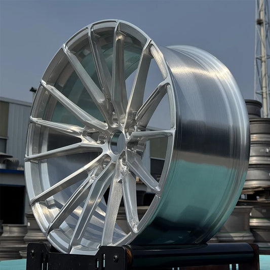 Factory Direct Sales Forged Passenger Car Wheels 19 20 21 22 23 24 Inch 5x114.3 Custom Brushed 6061-T6 Alloy Car Wheels