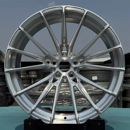 Factory Direct Sales Forged Passenger Car Wheels 19 20 21 22 23 24 Inch 5x114.3 Custom Brushed 6061-T6 Alloy Car Wheels
