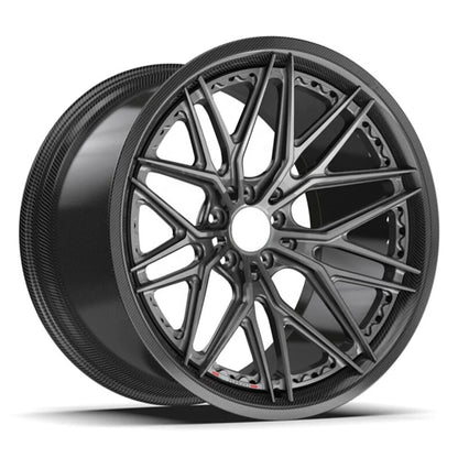 Brand New Design Forged Alloy Wheels 18 19 20 21 22 23 24 Inch  Carbon Fiber Forged Car Wheel