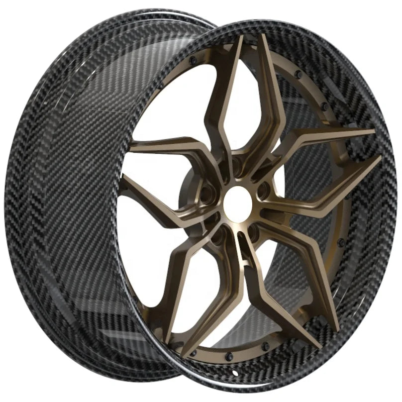 GVICHN 20 21 22Inch Forged Racing Car Wheel Custom 6061-T6 Alloy Carbon Fiber Car Wheels for BMW M2 