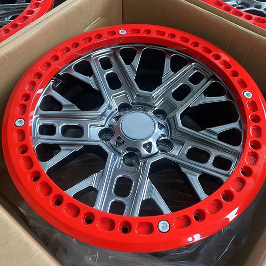 Brand Factory Direct Sales Custom Forged Alloy Wheels 17 18 20 22 24 26 Inch Off-road Wheels with Beadlock 