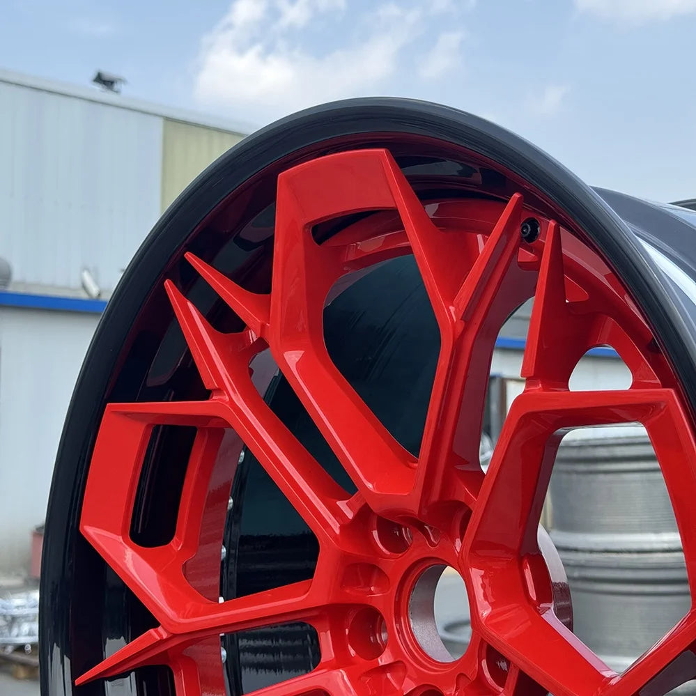 Forged 3-piece Wheel Style Custom 21x13  6061 Alloy Racing Car Wheels for BMW Mercedes Audi Porsche Lamborghini Corvette