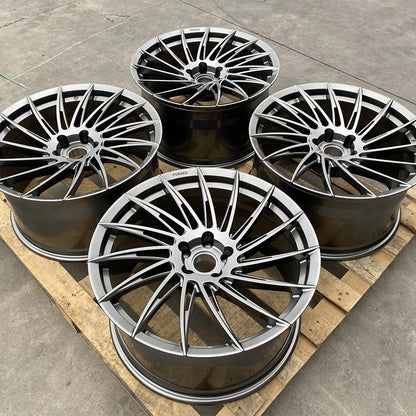 Brand 6061-t6 Light Weight Aluminum Alloy Wheel Rims 18 20 22 24 26 Inch Custom Forged Racing Car Wheels 5x114.3