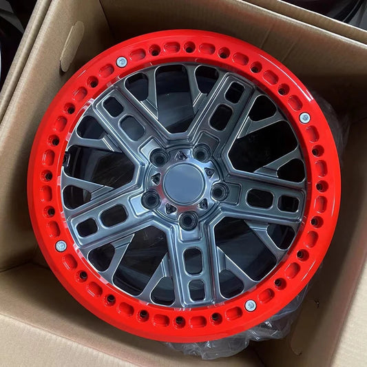 Brand Factory Direct Sales Custom Forged Alloy Wheels 17 18 20 22 24 26 Inch Off-road Wheels with Beadlock