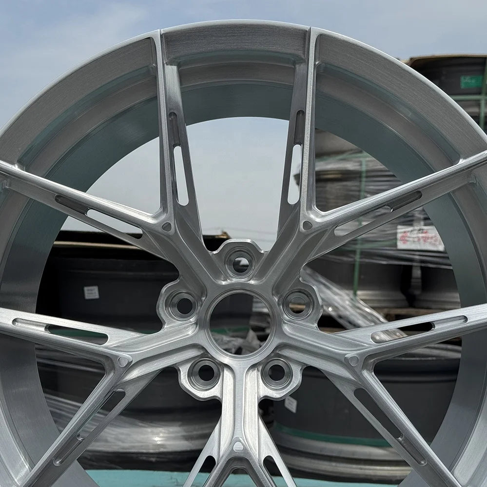 Forged Racing Car Wheels 5x114.3 Forged Monoblock Wheels Custom Brushed Alloy Car Wheels for Honda Accord