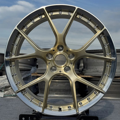 Factory Direct Sales Forged Monoblock Wheel 19 20 21 22 24 26 Inch Custom 5x114.3 6061-T6 Forged Racing Car Wheels for Ferrari