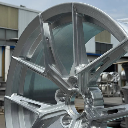 Forged Racing Car Wheels 5x114.3 Forged Monoblock Wheels Custom Brushed Alloy Car Wheels for Honda Accord