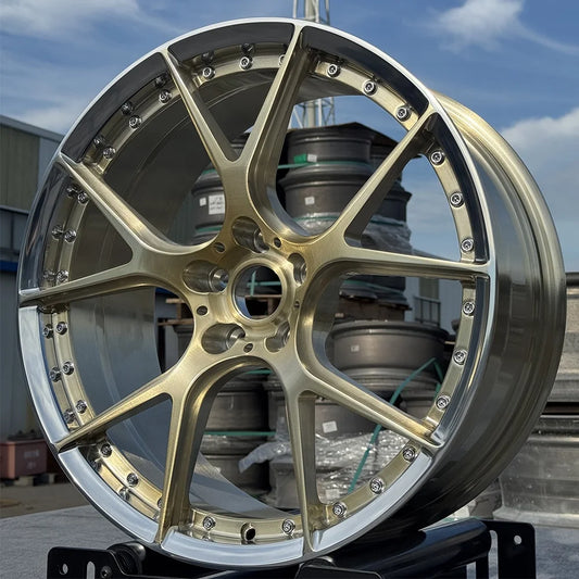 Factory Direct Sales Forged Monoblock Wheel 19 20 21 22 24 26 Inch Custom 5x114.3 6061-T6 Forged Racing Car Wheels for Ferrari