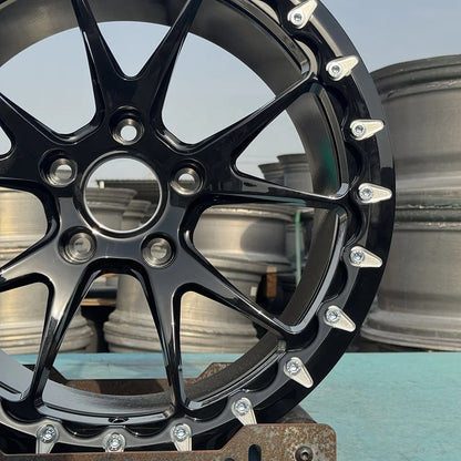 19 20 21 22 24 Inch Forged Racing Car Wheel Custom Off-road Wheel with Beadlock for BMW  Jeep